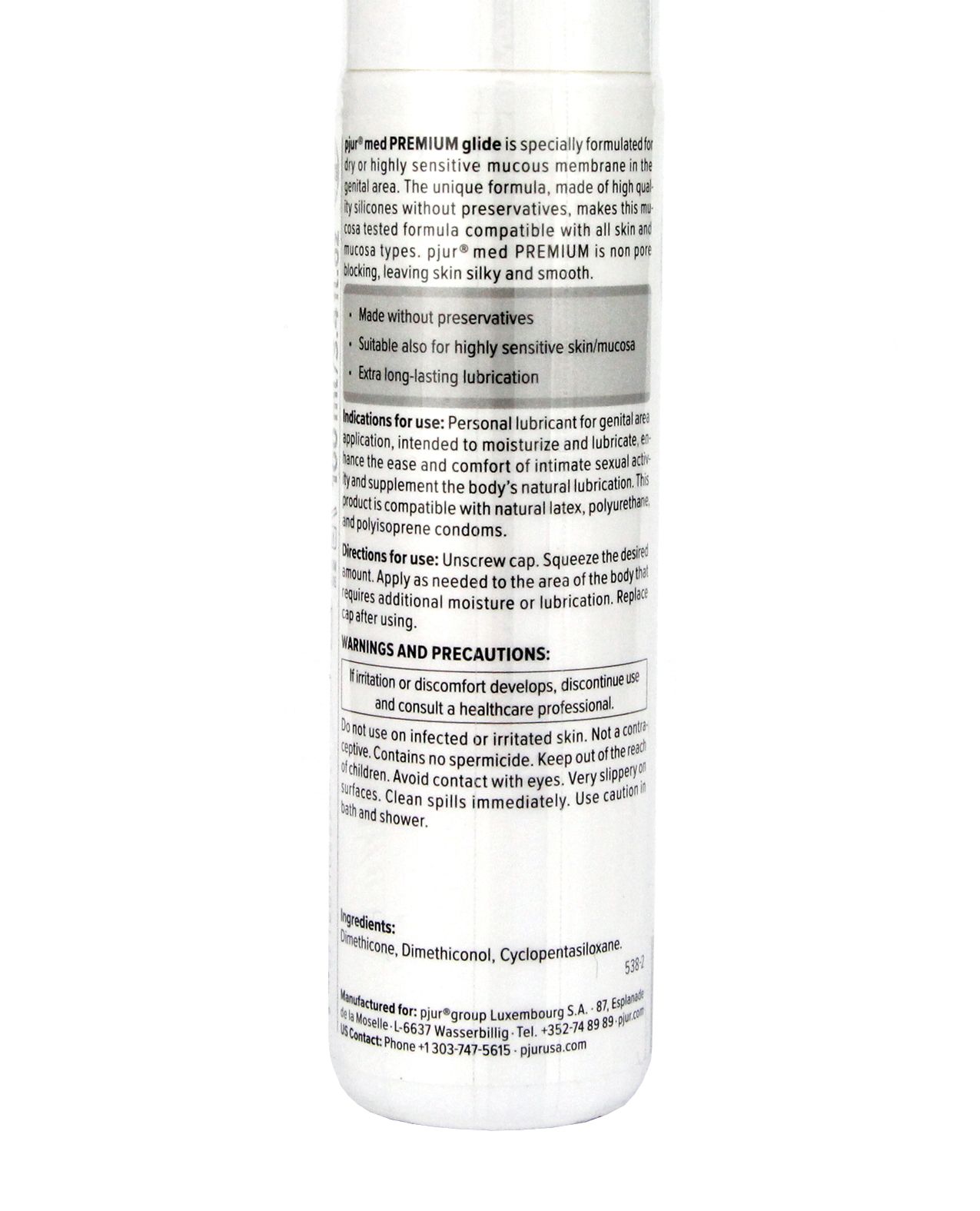 Pjur Med Premium Glide Concentrated Silicone Personal Lubricant
