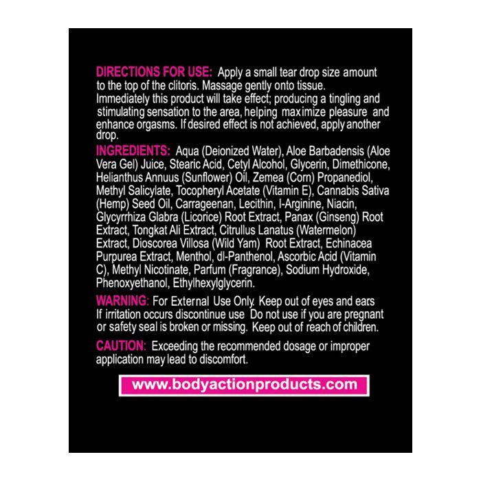 HemPleasure for Women - .5 oz Bottle