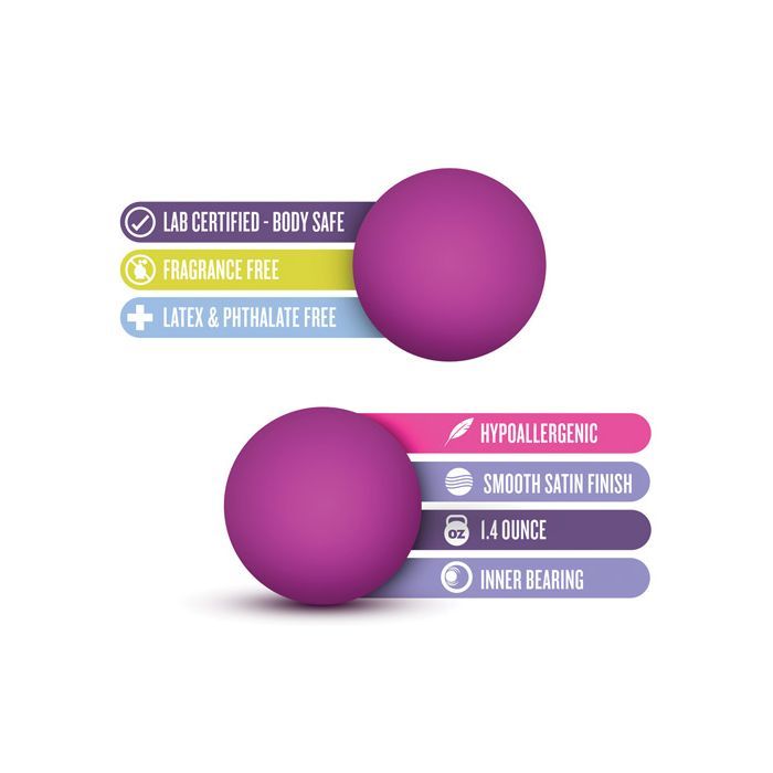 Blush Luxe Double O Advanced Kegel Balls - Pink