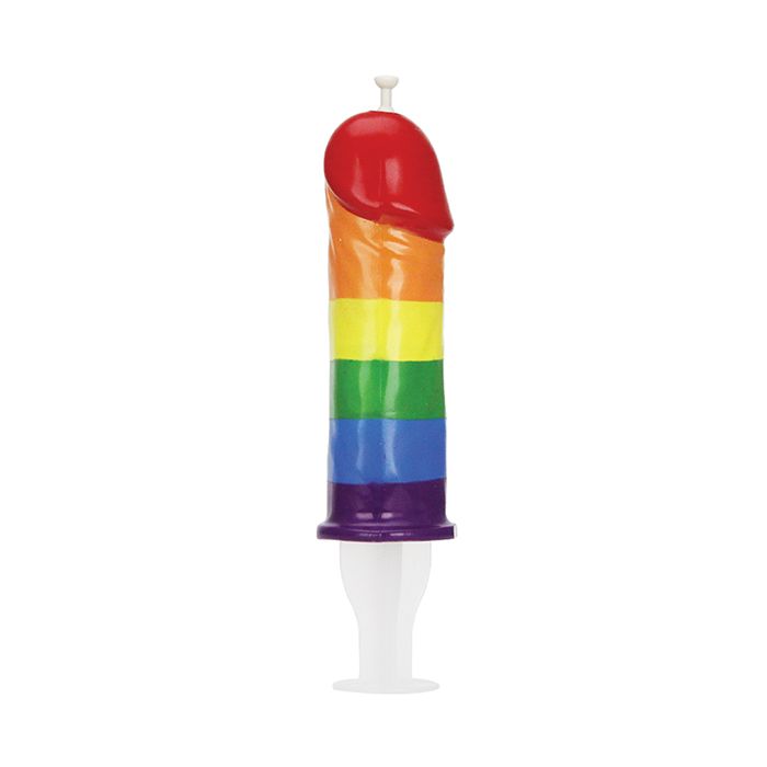 Pecker Shot Syringe - Rainbow