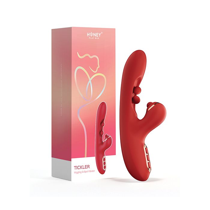 Tickler Wiggling G-Spot Vibrator & Tapping Clitoral Stimulator