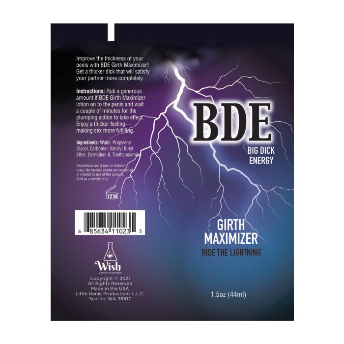 BDE Girth Maximizer - 1.5 oz