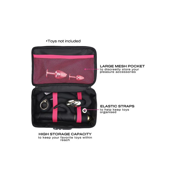 Lockable Discreet Box - Black