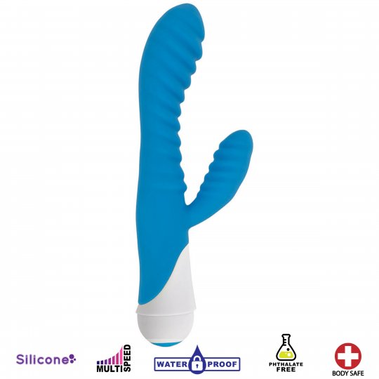 Celia 20x Ribbed Silicone Rabbit Vibe
