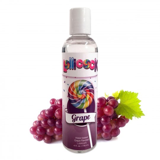 Lollicock 4 oz. Water-based Flavored Lubricant - Grape Not Another Sex Shop Lollicock 4 oz. Water-based Flavored Lubricant - Grape Not Another Sex Shop