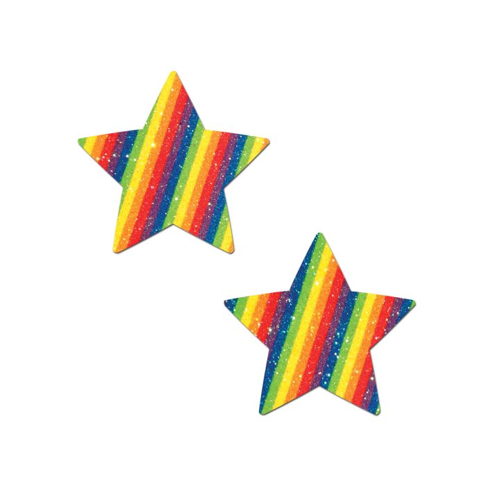 Pastease Glitter Star - Rainbow O/S