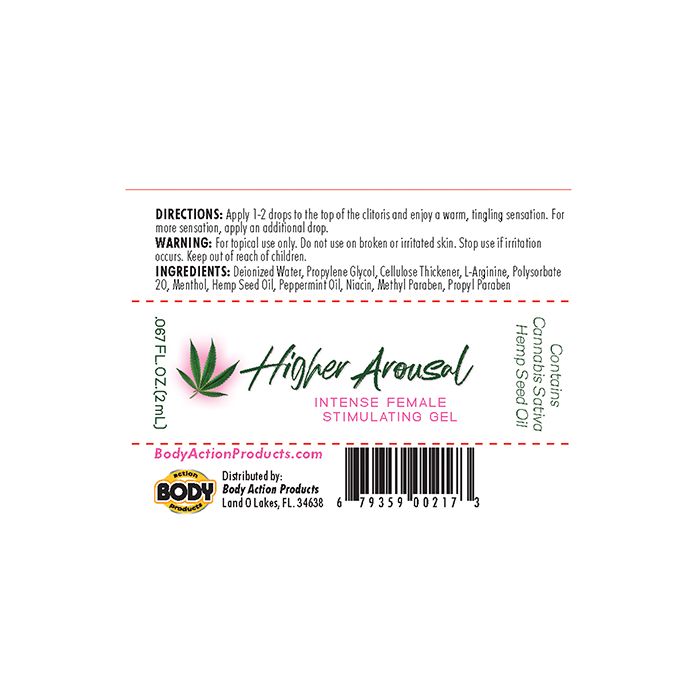 Higher Arousal Female Stimulating Gel - 1/2 oz