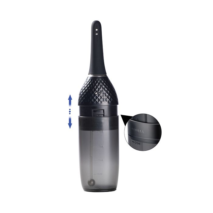 Auto Bulb Auto Spray Enema - Black