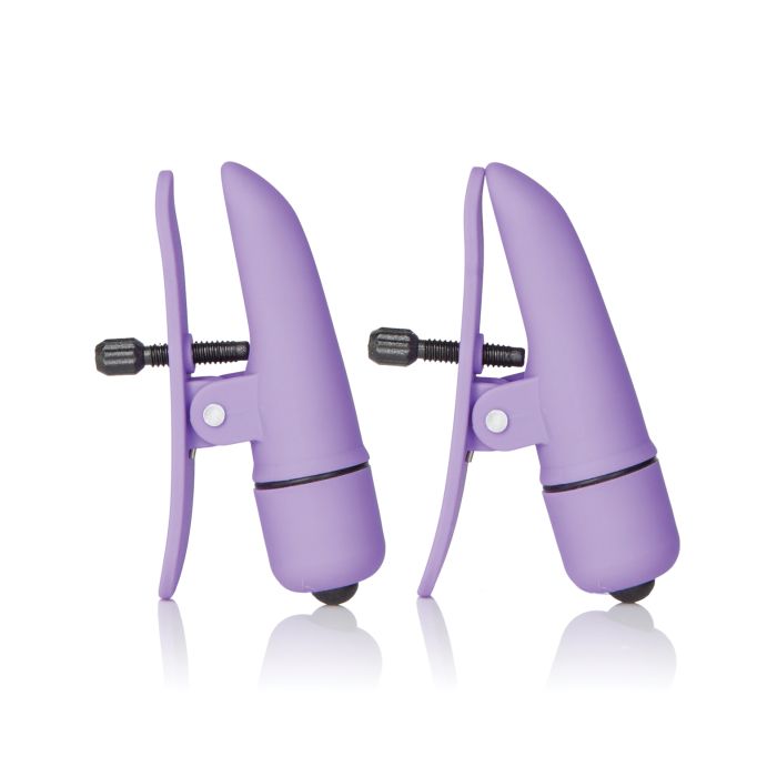 Vibrating Nipple Play Nipplettes - Purple